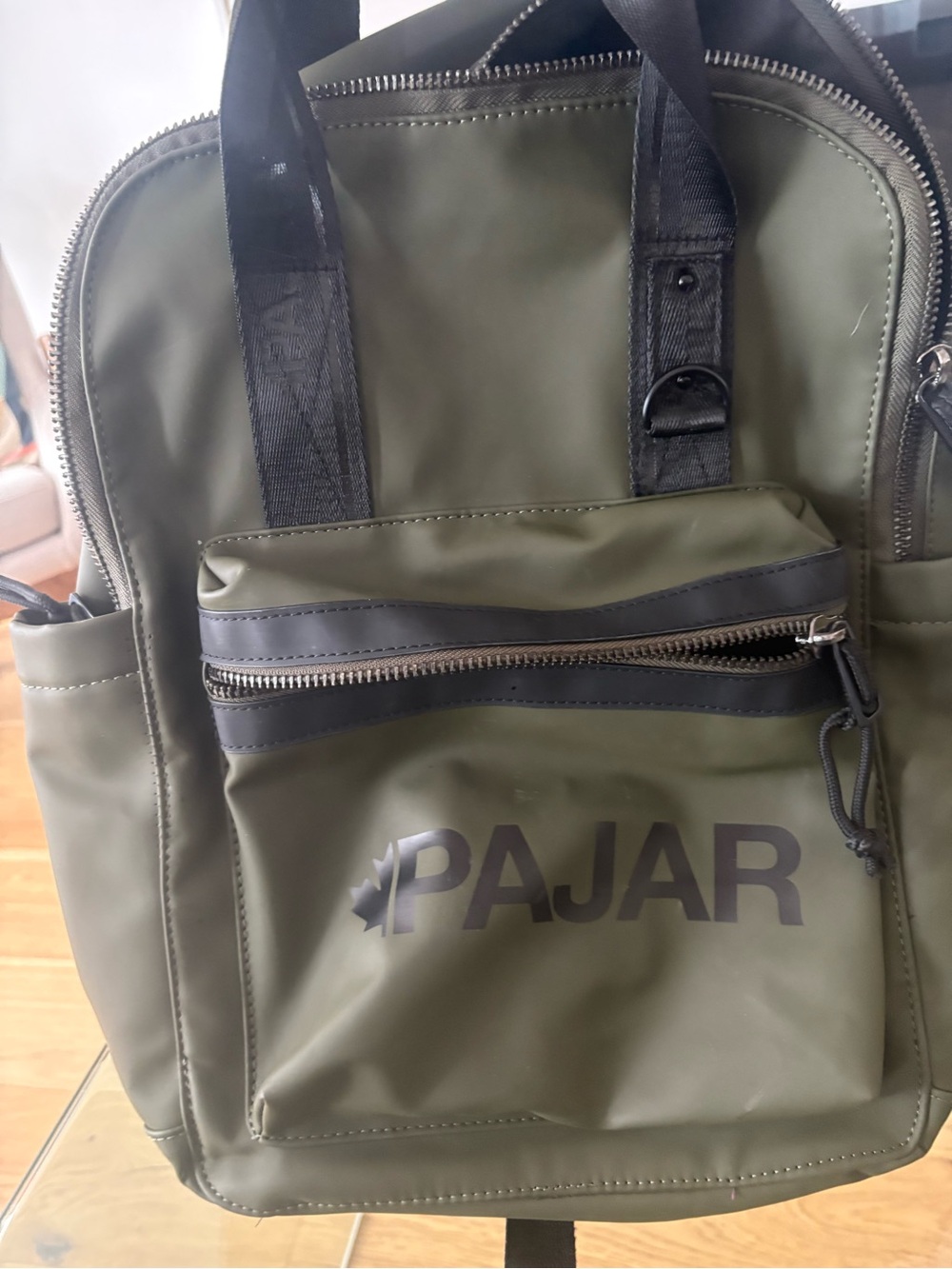 Pajar Backpack | Olive Green | Water-Resistant | Laptop / Travel Bag